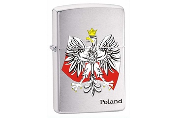 Zapalniczka ZIPPO Poland Eagle Brushed Chrome