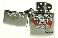 Zapalniczka ZIPPO Poland Eagle Brushed Chrome