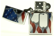 Zapalniczka ZIPPO Nieśmiertelniki, High Polish Chrome
