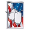 Zapalniczka ZIPPO Nieśmiertelniki, High Polish Chrome