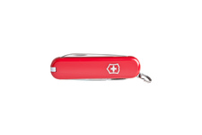 Scyzoryk Victorinox Classic ze skórzanym etui, czerwony, Celidor, 58 mm