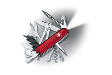Scyzoryk Victorinox CyberTool Lite, przejrzysty czerwony, Celidor, 91 mm