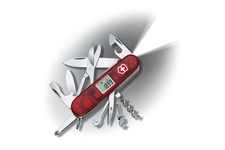 Scyzoryk Victorinox Traveller Lite, przejrzysty czerwony, Celidor, 91 mm