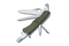 Scyzoryk Victorinox Bundeswehr, ostrze ząbkowane, zielony, Nylon, 111 mm