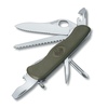 Scyzoryk Victorinox Bundeswehr, ostrze ząbkowane, zielony, Nylon, 111 mm