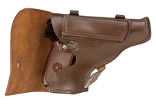 Kabura skórzana brązowa do pistoletu Makarov