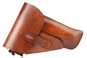 Kabura skórzana brązowa do pistoletów Walther PPK / Makarov