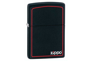 Zapalniczka ZIPPO Black Matte w/Zippo & Border