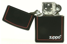 Zapalniczka ZIPPO Black Matte w/Zippo & Border