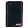 Zapalniczka ZIPPO Black Matte w/Zippo & Border