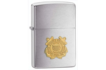 Zapalniczka ZIPPO Coast Guard Emblem, Brushed Chrome