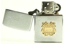 Zapalniczka ZIPPO Coast Guard Emblem, Brushed Chrome