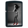 Zapalniczka ZIPPO Czerwone Buty- para 7,Black Matte