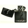 Zapalniczka ZIPPO Czerwone Buty- para 7,Black Matte