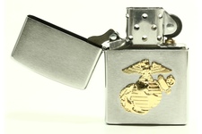 Zapalniczka ZIPPO Marines Emblem, Brushed Chrome