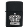 Zapalniczka ZIPPO The King of Bling Emblem Black Matte