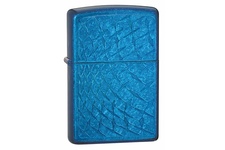 Zapalniczka ZIPPO Iced Diamond Plate, Cerulean