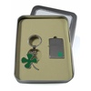 Zestaw GOOD LUCK- zap.zippo i brelok, w puszce