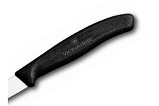 Nóż kuchenny Victorinox do jarzyn, gładki, 8 cm, czarny