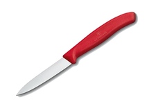 Nóż kuchenny Victorinox do jarzyn, gładki, 8 cm, czerwony