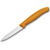 Nóż kuchenny Victorinox do jarzyn, gładki, 8 cm, pomarańczowy