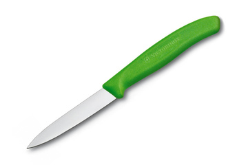 Nóż kuchenny Victorinox do jarzyn, gładki, 8 cm, zielony