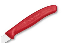 Nóż kuchenny Victorinox do jarzyn, gładki, 8 cm, czerwony