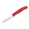 Nóż kuchenny Victorinox do jarzyn, gładki, 8 cm, czerwony