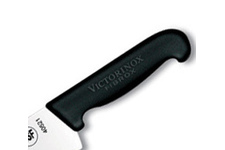 Nóż kuchenny Victorinox szerokie ostrze, 19 cm, czarny