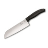 Nóż kuchenny Victorinox szerokie ostrze, 17 cm, czarny