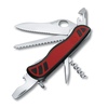 Scyzoryk Victorinox Forester OneHand, ząbkowane ostrze, czerwono-czarny, Nylon, 111 mm