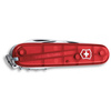 Scyzoryk Victorinox Spartan transparentny czerwony