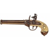 Replika trzylufowego pistoletu skałkowego z XVII w