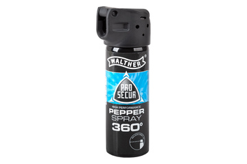 Gaz pieprzowy Walther Pro Secur UV 360° spray - 47 ml - strumień punktowy – BLISTER