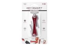 Brelok do kluczy KEYSMART EXTENDED, czerwony - BLISTER