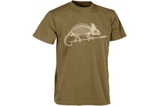 t-shirt Helikon szkielet kameleona coyote