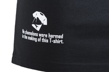 t-shirt Helikon kameleon w klatce piersiowej czarny