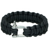 Bransoleta MIL-TEC Paracord 22MM z Szeklą BLACK