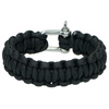 Bransoleta MIL-TEC Paracord 22MM z Szeklą BLACK