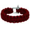 Bransoleta MIL-TEC z Paracordu 22MM z Szeklą RED