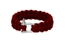 Bransoleta MIL-TEC z Paracordu 22MM z Szeklą RED