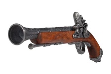 Replika włoskiego pistoletu skałkowego z XVIII w.