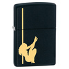 Zapalniczka ZIPPO Girl/Pole, Black Matte