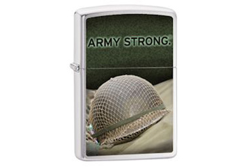 Zapalniczka ZIPPO US Army- Helmet, Brushed Chrome