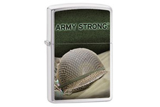 Zapalniczka ZIPPO US Army- Helmet, Brushed Chrome