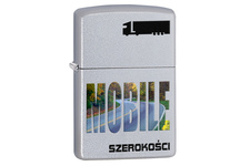 Zapalniczka ZIPPO Szerokości Mobile, Satin Chrome