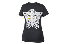 t-shirt Helikon damski kameleon w klatce piersiowej czarny