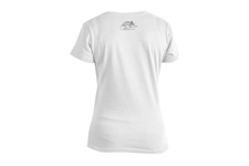 t-shirt Helikon damski szkielet kameleona biały