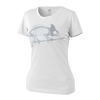 t-shirt Helikon damski szkielet kameleona biały