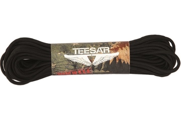 Linka Paracord Teesar 15,24m Czarna 249 kg